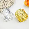 Anillo Ondulado de Cinco Capas Simple de Moda Nueva Transfronterizo Anillo Cerrado para Servilleta Decoración de Mesa Hebilla para Servilleta Fabricante Mayorista
