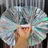Pompons de Cheerleading para Eventos Esportivos, Pompons Grandes de Mão para Líderes de Torcida, Flores de Mão Quadradas para Performances de Dança de Salão para Adultos