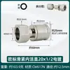 Unión de rosca interna deslizante y apretante para tuberías de calefacción por suelo radiante reforzadas de 1/2" y 3/4", conector reductor recto especial para tuberías de aluminio-plástico, accesorios de latón