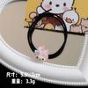Cuerda para el pelo con cabeza grande de animal transparente linda Gatito Cachorro Ins Corazón de Chica Corea del Sur Pareja Dibujos Animados Accesorios para la Cabeza Anillo para el Cabello