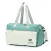 Nova Bolsa Casual de Viagem para Mulheres, Ombro Transversal, Bolsa de Bagagem de Grande Capacidade, Bolsa Esportiva Fitness Yoga Cor Contrastante Atacado
