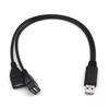 Línea de carga USB 1 2 Línea USB 1 2 Extensión HUB USB 1 2 Línea 2 en 1
