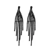 Pendientes de Borlas Transfronterizos Pendientes de Estilo Europeo y Americano Pendientes Retro de Nicho Venta al por Mayor Moda para Mujer Pendientes Brillantes de Pedrería
