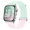 Adequado para Pulseira de Nylon Huawei Fit5, Pulseira de Velcro de Nylon de Três Argolas de Seção Dupla, Universal para a Série Huawei Fit4