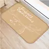 Felpudo Navideño para el Hogar con Estampado de Árbol de Navidad, Felpudo para Puerta de Sala de Estar