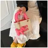 Moda Transfronteriza Bolso Cruzado Tejido Versátil Nuevo Bolso de Mano de Moda para Mujer 2026 Bolso de Hombro de Playa Min Trendy