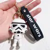 Llavero Star Wars Llavero Samurai Negro Yoda PVC Bolso de Pareja Colgante Exquisito para Llave de Coche