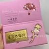 Bolsa de Regalo Romántica con Ramo de Rosas y Tarjeta de Felicitación con Billete de Oro Set para el Día de la Madre San Valentín Tarjeta de Regalo 520 Regalo