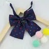 Gravata Borboleta Original Estilo College JK para Mulheres Laço de Chifre Plano Uniforme Escolar Versátil Fofo Traje de Marinheiro Japonês Laço