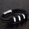 Venta caliente transfronteriza joyería original europea y americana moda cuerda de cuero pulsera tejida a mano pulsera de hombre joyería estilo étnico