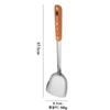 Aço inoxidável não-magnético cozinha fritura pá sopa colher coador colher de arroz casa restaurante utensílios de cozinha conjunto completo cozinhar colher pá