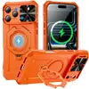 Adecuado para funda de teléfono Apple 18, soporte giratorio de 360 grados, funda protectora de teléfono tipo armadura mecánica anticaída, funda para teléfono iPhone 18