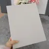 Fichário de argolas capa dura em couro A4 em estoque livro de armazenamento de tecido com 3 furos amostras de cores amostras de tecido em branco