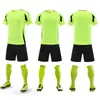 Conjunto de uniforme de treino de futebol para adultos com logotipos impressos, conjunto de uniforme de futebol para crianças com logotipos impressos, uniforme de equipe de competição de futebol para alunos do ensino fundamental, meninos