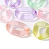Acrílico Transparente 24X18mm Hebilla de Cadena Anillo Abierto DIY Cadena para Teléfono Móvil Llavero Cadena para Gafas Kit de Material para Bolso