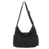 Bolsa de Lona Transfronteriza de Gran Capacidad para Mujer Ins Marca de Moda Estilo Ropa de Trabajo Bolso de Hombro Cruzado para Hombre Bolso Casual de Lona
