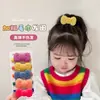 Elástico de Borracha Infantil Headband de Desenho Animado Aveludado Prendedor de Cabelo de Menina Headband Não Machuca Cabelo Anel de Toalha Corda para Rabo de Cavalo de Menininha