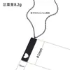 Collar Metálico de Acero Inoxidable en Stock Transfronterizo Hueco en Forma de Corazón en Blanco Láser UV Impresión a Color Material Regalo Collar con Letras