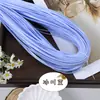 Rattan plástico PE de 5 mm de largura para bolsas de palha artesanais Corda de rattan de imitação DIY para bolsas de palha tecidas à mão