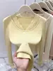 Fábrica de Suéteres Fuente Dalan Suéter de Punto de Encaje para Mujer 2026 Otoño Nuevo Ajuste Delgado Versátil Camisa Base Superior