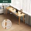 Escritorio Doble Pata de Madera Maciza Mesa Larga Escritorio de Oficina Hogar Dormitorio Pared de Ventana Mesa Estrecha Banco de Trabajo Mesa para Computadora