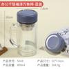Taza, Taza de Vidrio, Taza de Agua de Gran Capacidad Resistente a Altas Temperaturas, Taza de Vidrio de Lujo Ligero y Gama Alta para Oficina, Taza de Té de Vidrio de Borosilicato Alto