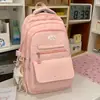 Mochila muy elegante para estudiantes de secundaria menores (grados 4-6), gran capacidad, simple y ligera, mochila versátil estilo coreano