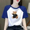 Comércio Exterior Transfronteiriço Estilo Chinês Nova Camiseta Feminina de Manga Curta Estilo Chinês, Blusa Feminina Plus Size Solta de Meia Manga