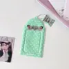 Hisocute Original Tarjetero para Perseguir Estrellas Funda para Exhibición de Polaroid de Tres Pulgadas Colgante Tarjeta de Estudiante de Campus Tarjeta de Comida Funda Protectora