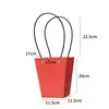 Dia das Mães Bolsa de Couro Impermeável para Arranjo de Flores Embalagem para Buquê Caixa de Presente Bolsa Tote Embalagem para Flores Musiss/Muxi Várias Cores