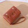 Cartera nueva 2023 para mujer, de longitud media, estilo europeo y americano, con tarjetero multitarjeta, cartera pequeña de moda con cremallera, monedero al por mayor