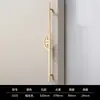 Manija de Puerta de Armario Estilo Francés Ventana de Exhibición Puerta de Dormitorio Manija Larga Mesita de Noche Moderna Colgador de Puerta Doble Simple