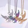 Accesorios de joyería DIY collar aretes colgante colorido acero inoxidable oro colgante águila venta al por mayor ventas directas transfronterizas