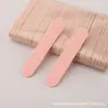 Tira de lixa dupla face de 8,5 cm, ferramenta para nail art, lixa de unha, lixa de unha de madeira, para lixar e modelar unhas, tira de lixa para nail art