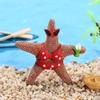 Resina Simulación Estrella de Mar Estilo Mediterráneo Pareja Estrella de Mar Colgante Decoraciones Creativas Colgante de Navidad