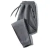 Pantalones de Otoño con Cremallera Talla Grande para Hombre Pantalones Casuales Pantalones Deportivos Ampliados para Gordos Pantalones de Chándal para Hombre Pantalones Rectos para Hombre