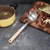 Colher Separadora de Óleo em Aço Inoxidável Cozinha Criativa Colher Separadora de Óleo e Sopa Colher Filtro de Óleo Colher para Escorrer Óleo de Sopa para Uso Doméstico Atacado