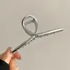Presilha de Tubarão com Strass Pérola Francesa Estilo Coreano Feminino para Coque na Nuca Versátil Alta Aparência Presilha de Garra Grande Venda por Atacado