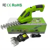 Podadora de setos eléctrica, Tijeras de podar recargables de doble propósito, Podadora de setos con batería de litio, Podadora de mano para jardín