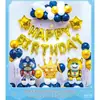 Set de Globos de Cumpleaños Más Vendido Transfronterizo Decoración para Fiesta Temática Miércoles Juguete de Dibujos Animados para Niños