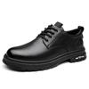Estilo Quente Outono 2025 Masculino Casual de Negócios Couro Macio Solado Macio Sapatos de Couro Estilo Britânico Moderno Mais Fácil de Combinar Sapatos de Trabalho da Moda