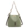 Bolso de Mujer Estilo Coreano 2024 Nueva Moda Bolso de Hombro Textura Simple Bolso Balde Casual Bolso de Conductor Cadena Bolso Cruzado