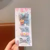 Pinzas para el pelo de niña, Pasadores con lazo y flor, Pinzas para flequillo de niña que no dañan el pelo, Accesorios para el pelo decorativos 3D