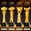 Trofeo de Cristal de Resina Nuevo 2025 Medalla Hecha a Medida Atmosférico de Gama Alta Creativo Campeón de Concurso de Canto Niños