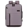 Mochila Grande de Alta Capacidade para Notebook Transfronteiriça Bolsa de Ombro Dupla Expansível de Alta Qualidade para Viagens de Negócios Deslocamento Mochila de Viagem Simples