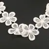 Encaje Blanco Soluble en Agua de 3.5 cm Procesado y Personalizado Accesorios de Encaje Zapatos de Boda Velo Falda de Vestido de Novia Accesorios para el Cabello Tela