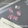 Pedras de Strass Rosa de Fundo Pontiagudo de Alta Qualidade para Nail Art Strass K9 Multifacetados de Fundo Pontiagudo Atacado Brilhante Rosa Claro Vidro de Formato Irregular Decorações para Unhas