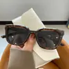 Gafas de Sol Polarizadas Retro de Gama Alta Europeas y Americanas Color Café Fricción 2024 Nuevas Gm para Rostros Cuadrados y Redondos Gafas con Aspecto Adelgazante
