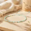 Pulseira de Vidro com Miçangas Seed Estilo Férias Boêmia, Pulseira Colorida Ajustável Feita à Mão com Contas, Transfronteiriça