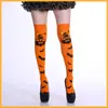 Calcetines de rodilla de Halloween para chicas JK Cos Festival de Fantasmas Calcetines Divertidos Estampados Fantasma Colorido Murciélago Calcetines de Stock